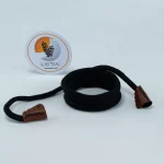 بند اسلش چاپدار مشکی - Image 2