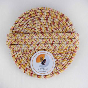 قیطان گیس‌باف پرتقالی قرمز