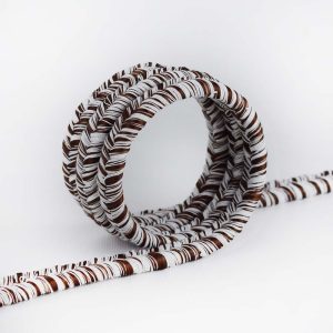 قیطان گیس‌باف قهوه ای